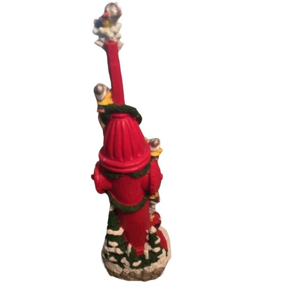 Firemen’s Yule Hydrant Lighted Christmas Table Top Decoration - Picture 8 of 12